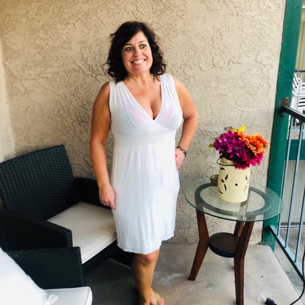 Cream dress